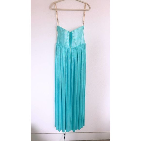 Bronx and Banco Florence Strapless Light Blue Gown XL(US10) - Picture 9 of 10